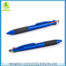 high quality retractable 4 colors touch screen stylus pen